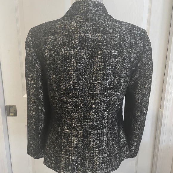 CACHE BLACK & SILVER CHAIN BLAZER BRAND NEW SZ 8 - Picture 5 of 12